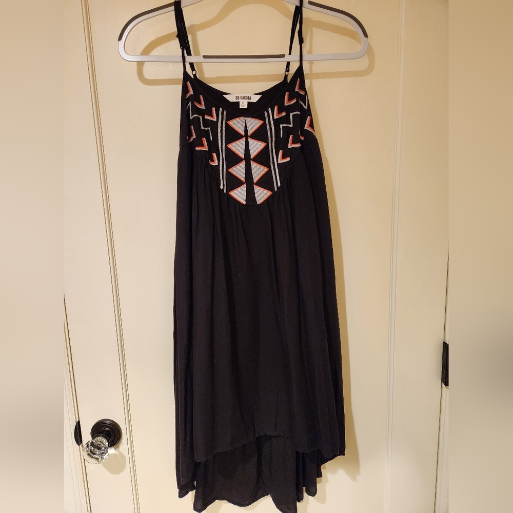 BB Dakota Black Spaghetti Strap Dress